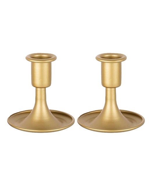 Gold Candlestick Holders